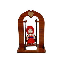 Handcrafted Wooden Dollhouse Furniture Set