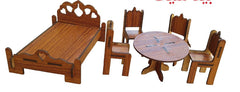 AA Wooden Toy Furniture with Table Lamp