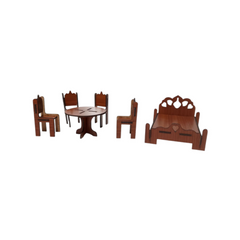 Wooden Toy Furniture with Table Lamp