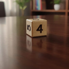 Islamic Wood Desk Organizer & Calendar