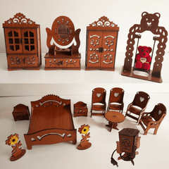 👑 Royal Doll Bedroom Set – Premium Collection - Talhapk store